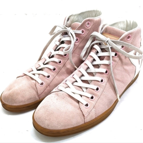 Louis Vuitton Sneakers Women Pinks Suede